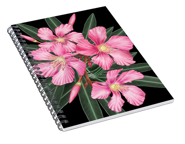 Pink Oleander - Spiral Notebook