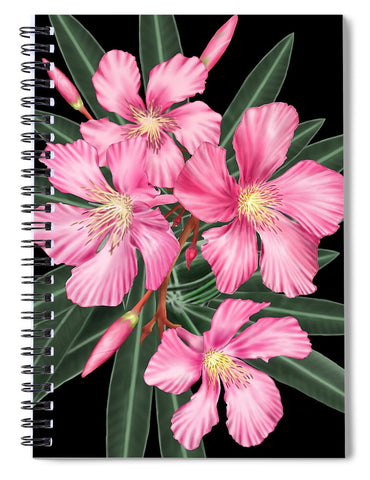 Pink Oleander - Spiral Notebook