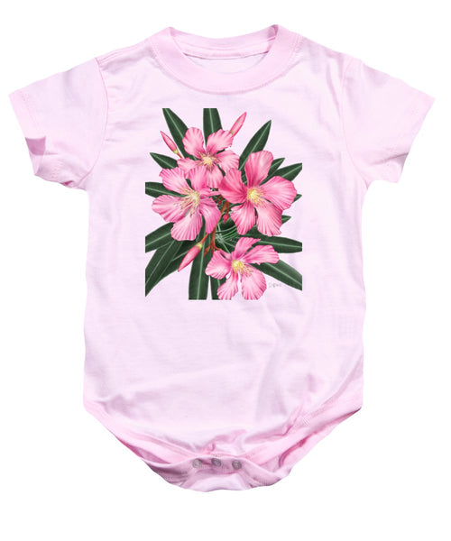 Pink Oleander - Baby Onesie