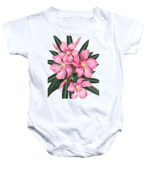 Pink Oleander - Baby Onesie