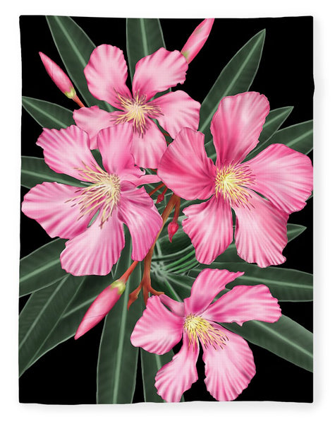 Pink Oleander - Blanket