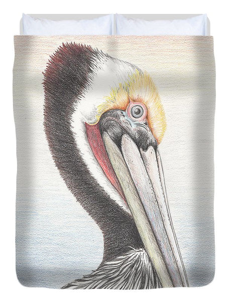 Brown Pelican - Duvet Cover