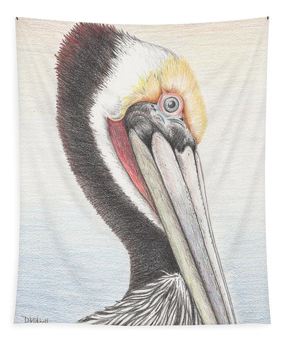 Brown Pelican - Tapestry
