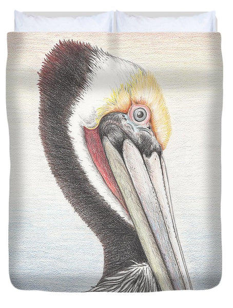 Brown Pelican - Duvet Cover