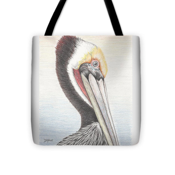 Brown Pelican - Tote Bag