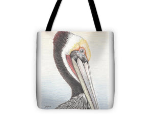 Brown Pelican - Tote Bag