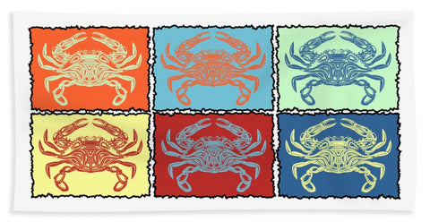 Crabs Pastel - Beach Towel
