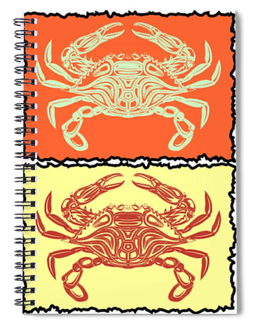 Crabs Pastel - Spiral Notebook