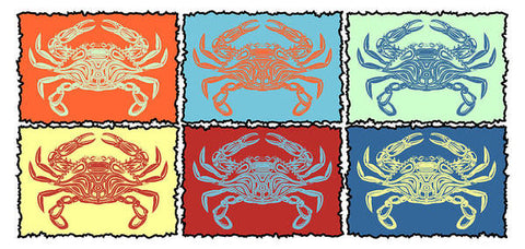 Crabs Pastel - Art Print