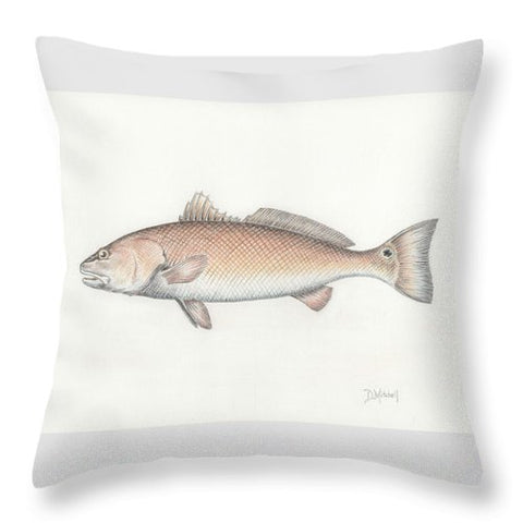 Redfish - Throw Pillow