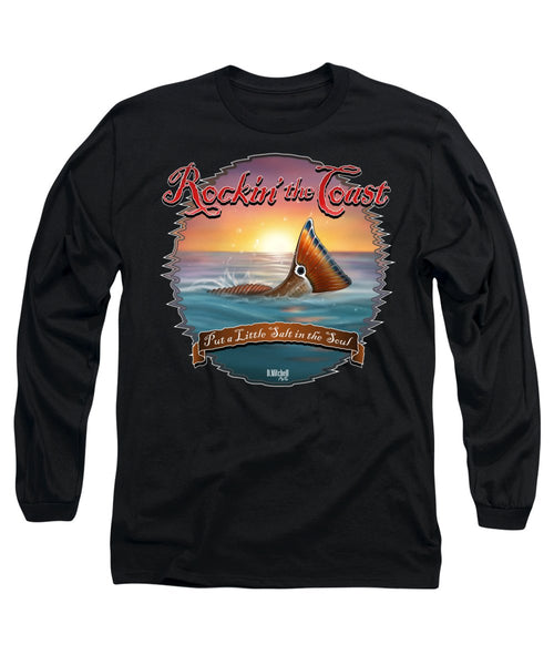 Redfish Tail - Rockin' the Coast - Long Sleeve T-Shirt