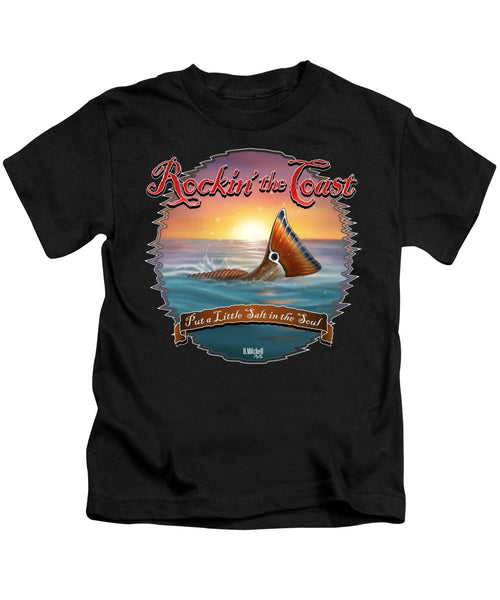 Redfish Tail - Rockin' the Coast - Kids T-Shirt