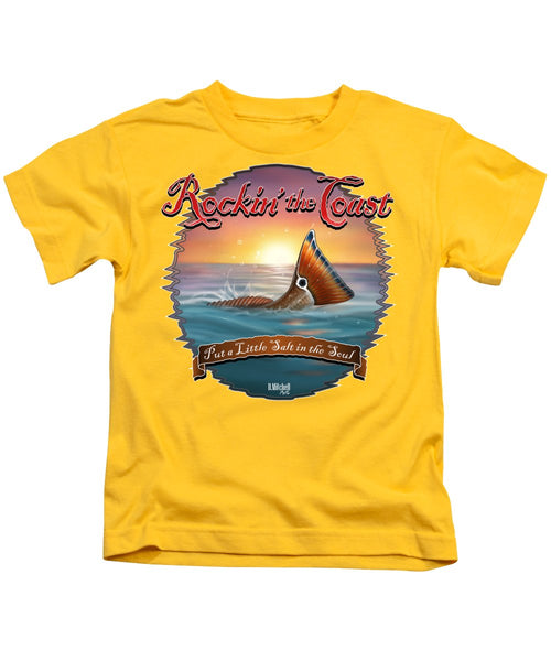 Redfish Tail - Rockin' the Coast - Kids T-Shirt