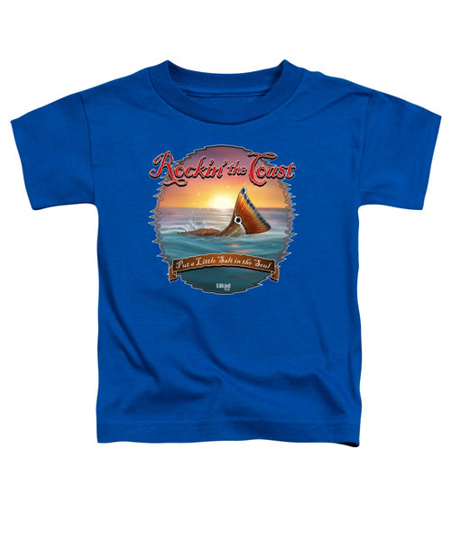 Redfish Tail - Rockin' the Coast - Toddler T-Shirt
