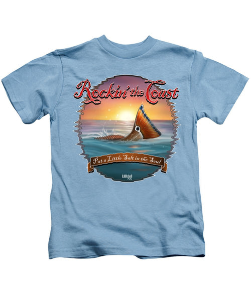 Redfish Tail - Rockin' the Coast - Kids T-Shirt