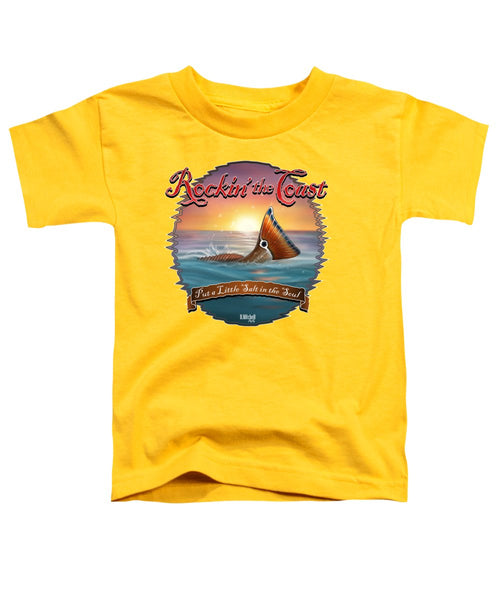 Redfish Tail - Rockin' the Coast - Toddler T-Shirt