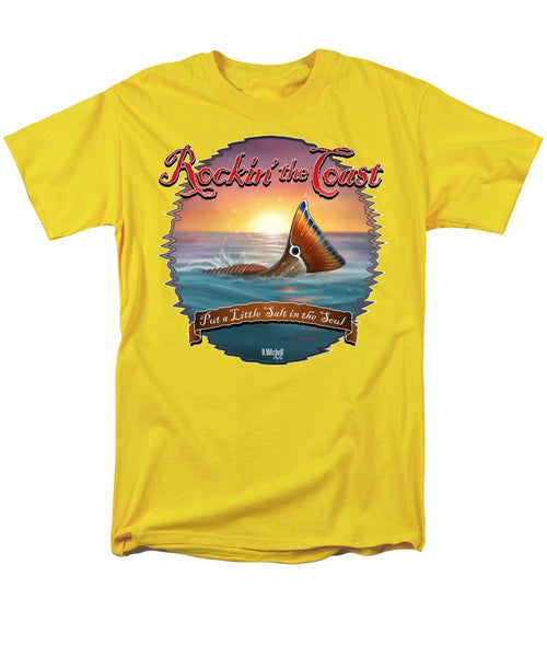 Redfish Tail - Rockin' the Coast - Men's T-Shirt  (Regular Fit)