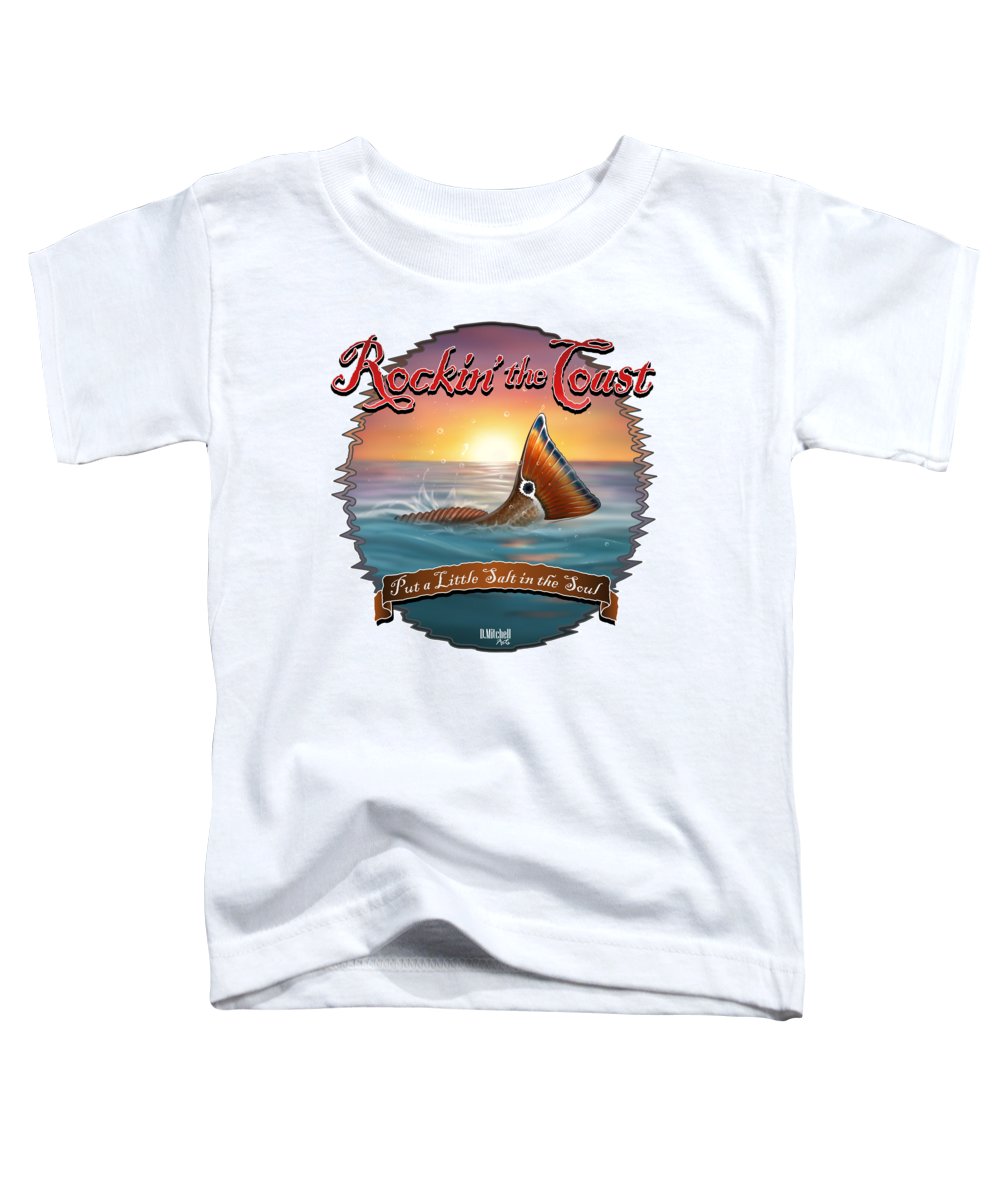 Redfish Tail - Rockin' the Coast - Toddler T-Shirt