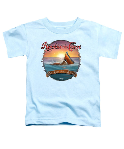 Redfish Tail - Rockin' the Coast - Toddler T-Shirt