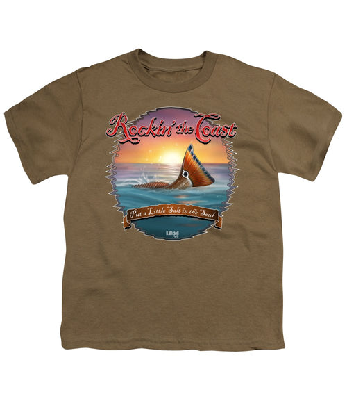 Redfish Tail - Rockin' the Coast - Youth T-Shirt