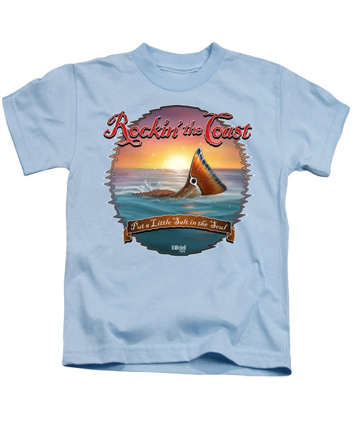 Redfish Tail - Rockin' the Coast - Kids T-Shirt