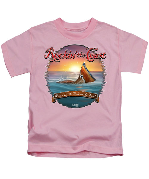 Redfish Tail - Rockin' the Coast - Kids T-Shirt