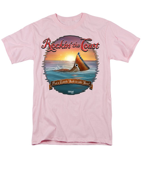 Redfish Tail - Rockin' the Coast - Men's T-Shirt  (Regular Fit)