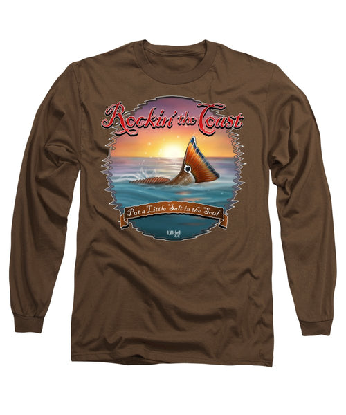 Redfish Tail - Rockin' the Coast - Long Sleeve T-Shirt