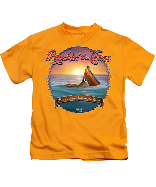 Redfish Tail - Rockin' the Coast - Kids T-Shirt