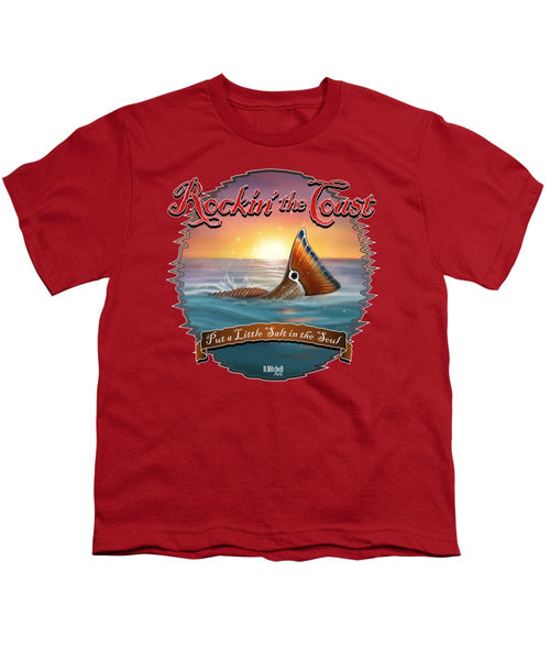 Redfish Tail - Rockin' the Coast - Youth T-Shirt