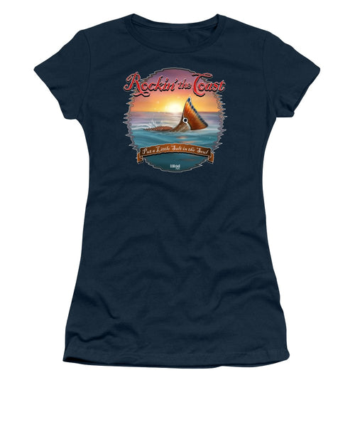 Redfish Tail - Rockin' the Coast - Women's T-Shirt