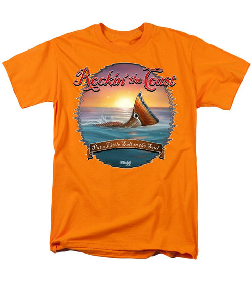 Redfish Tail - Rockin' the Coast - Men's T-Shirt  (Regular Fit)