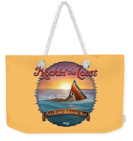 Redfish Tail - Rockin' the Coast - Weekender Tote Bag