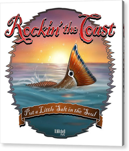 Redfish Tail - Rockin' the Coast - Acrylic Print