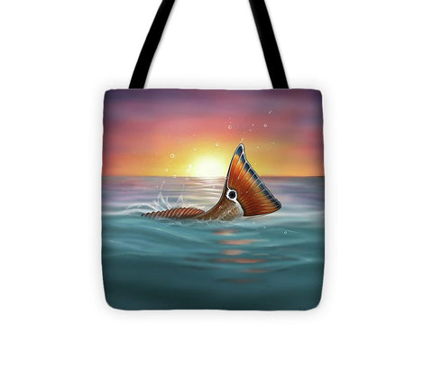 Redfish - Tranquil Tail - Tote Bag
