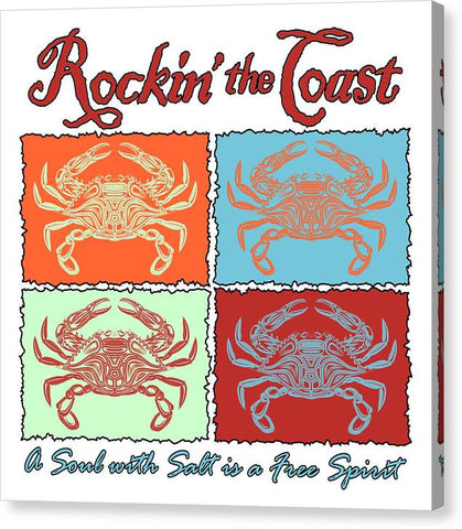Rockin' The Coast - Crabs - Canvas Print