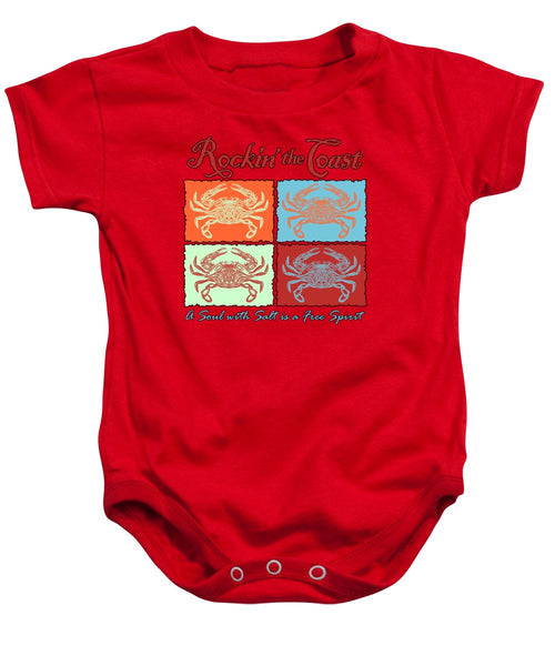 Rockin' The Coast - Crabs - Baby Onesie
