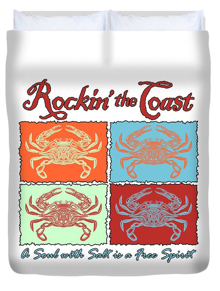 Rockin' The Coast - Crabs - Duvet Cover
