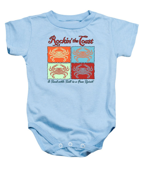 Rockin' The Coast - Crabs - Baby Onesie