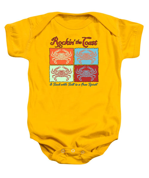 Rockin' The Coast - Crabs - Baby Onesie