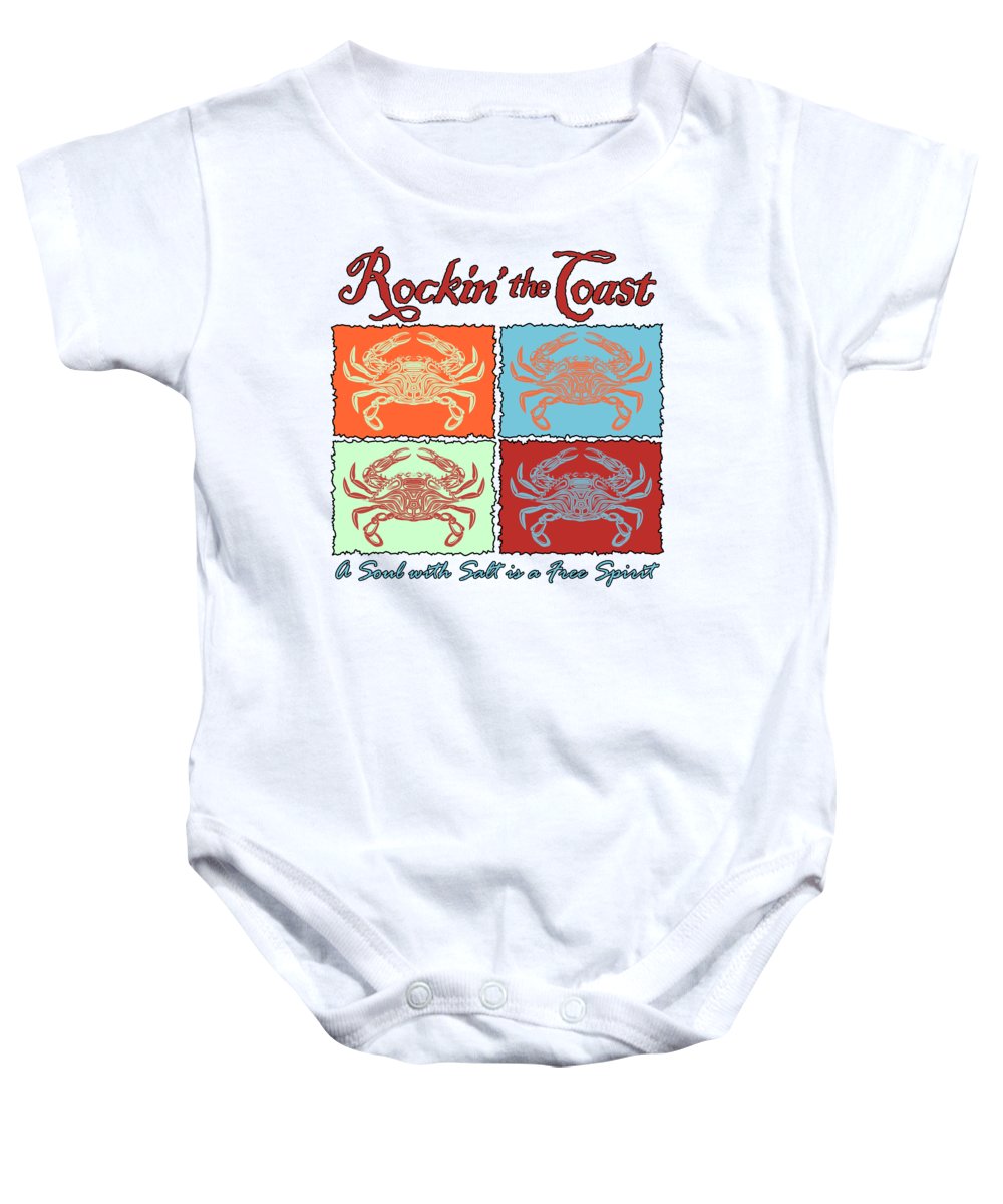 Rockin' The Coast - Crabs - Baby Onesie