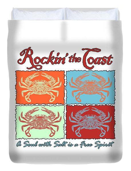 Rockin' The Coast - Crabs - Duvet Cover