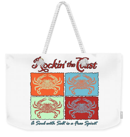 Rockin' The Coast - Crabs - Weekender Tote Bag