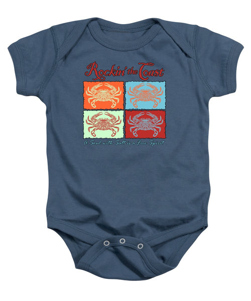 Rockin' The Coast - Crabs - Baby Onesie
