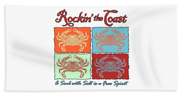 Rockin' The Coast - Crabs - Beach Towel