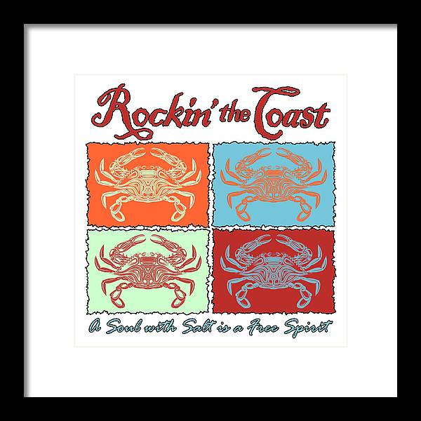 Rockin' The Coast - Crabs - Framed Print