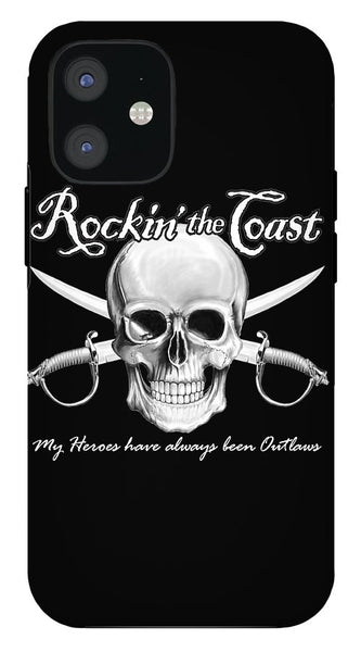 Rockin The Coast  Pirate Black - Phone Case