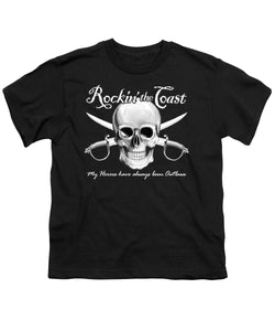 Rockin The Coast  Pirate Black - Youth T-Shirt