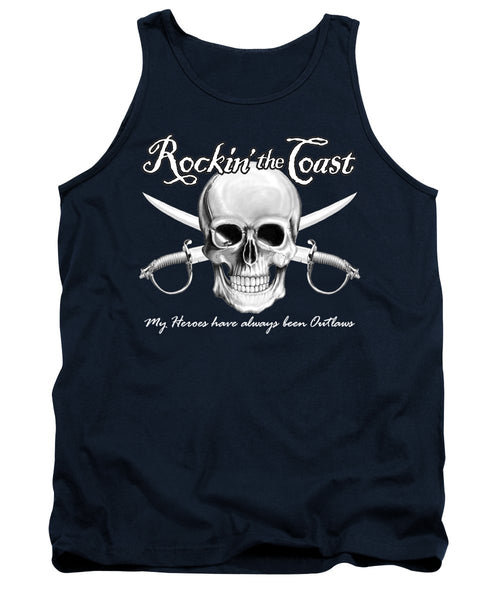 Rockin The Coast  Pirate Black - Tank Top