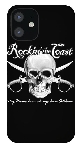 Rockin The Coast  Pirate Black - Phone Case